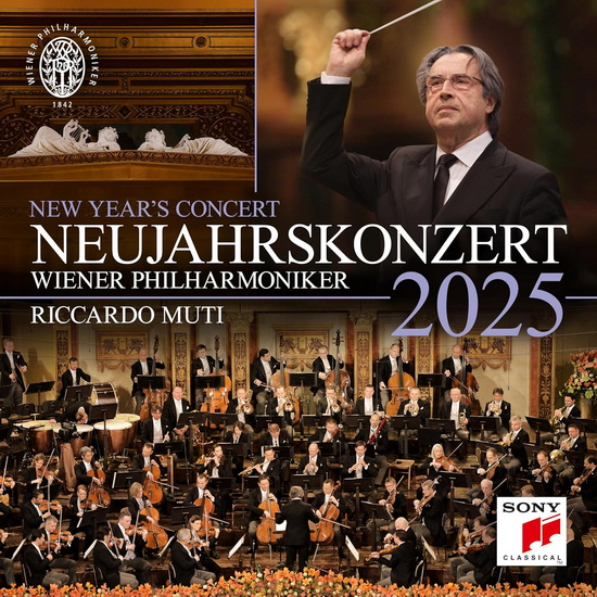 New Year's Concert 2025 (2 CD) - RICCARDO WIENER PHILHARMONIKER MUTI