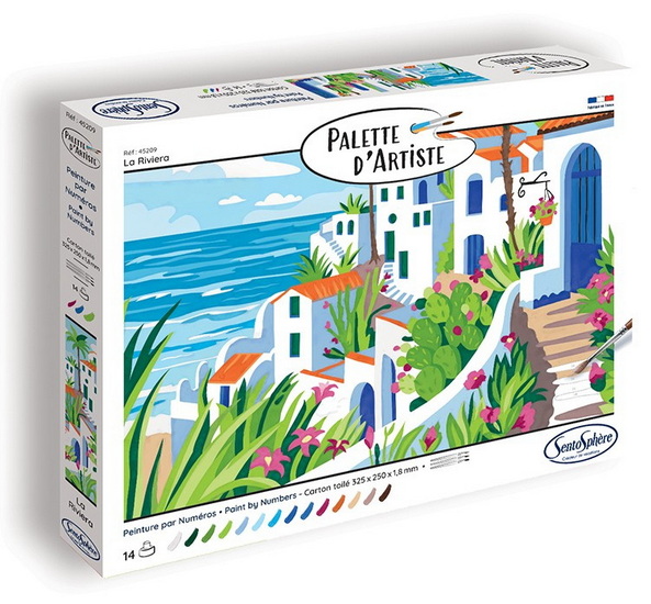 Palette d&#39;artiste : la riviera