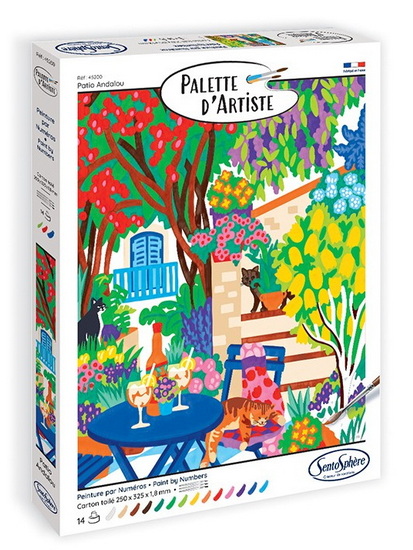 Palette d&#39;artiste : patio andalou