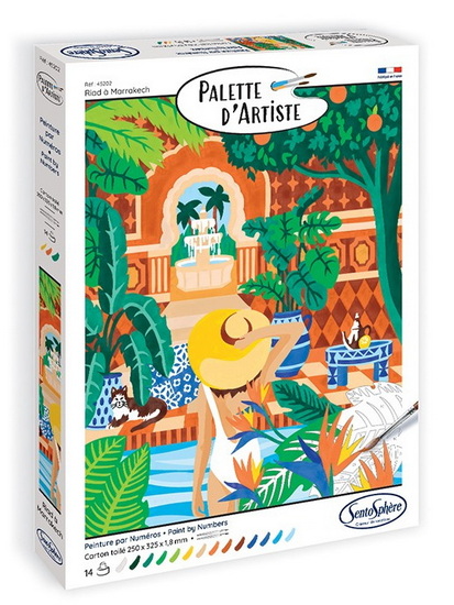 Palette d&#39;artiste : riad à Marrakech