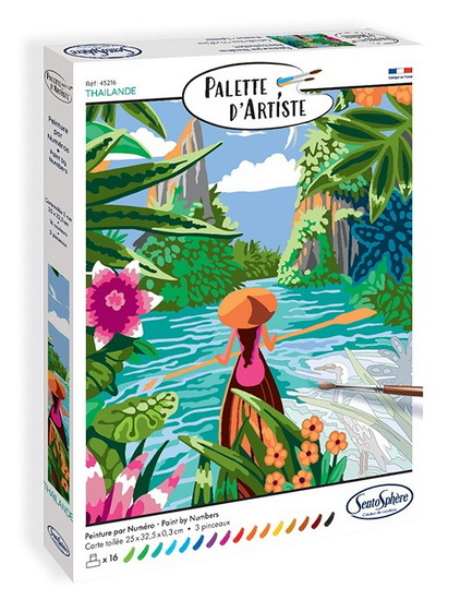 Palette d&#39;artiste : lagon en Thaïlande