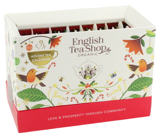 Boite calendrier de l&#39;Avent 25 thés et infusions biologiques