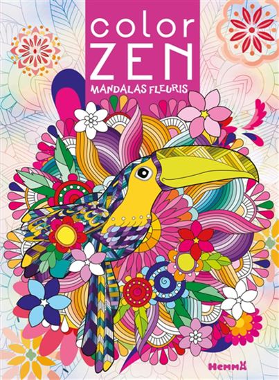 Color Zen : Mandalas fleuris - COLLECTIF