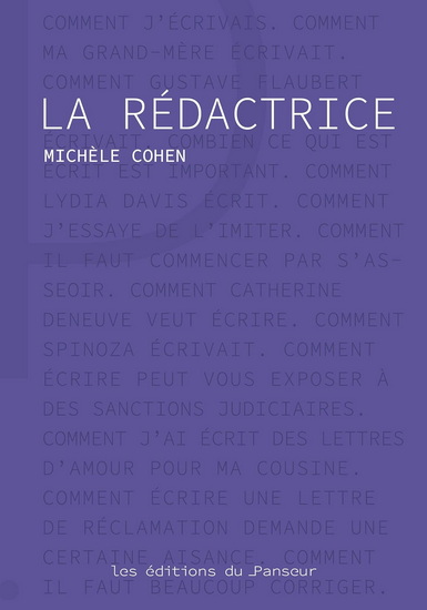 La Rédactrice - MICHÈLE COHEN