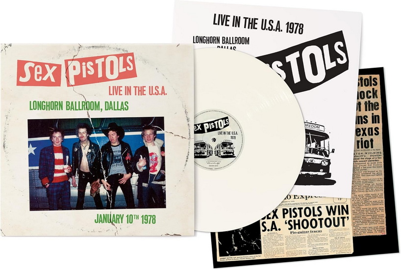 Live In The USA 1978: Dallas (Vinyle - Blanc) - THE SEX PISTOLS