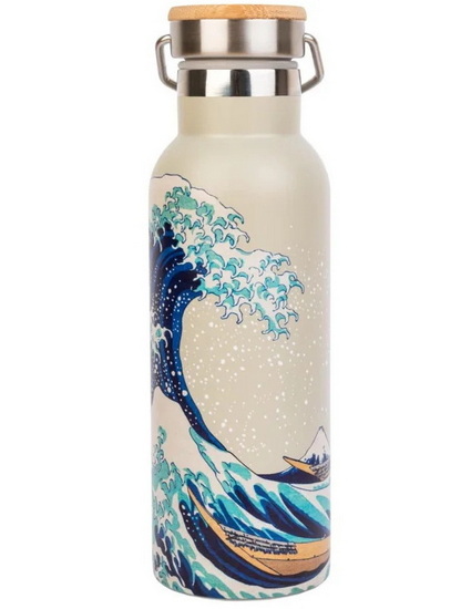 Bouteille réutilisable La grande vague de Kanagawa