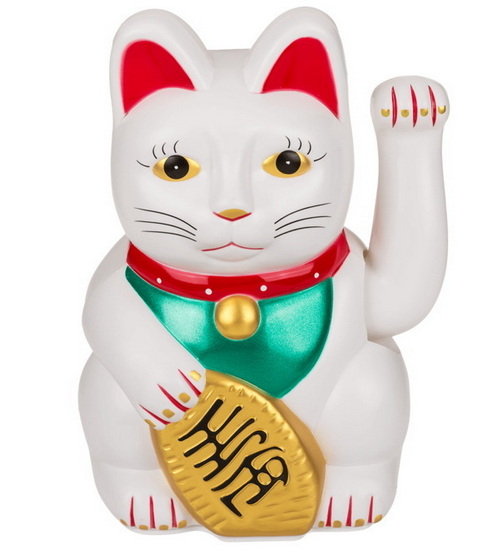 Figurine chat chanceux