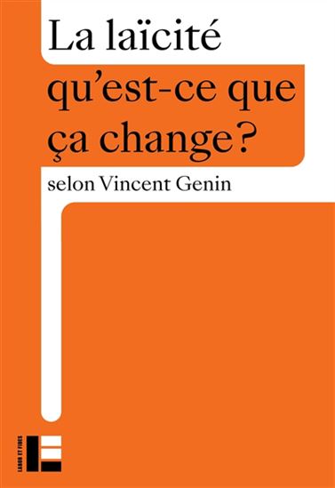 La Laïcité - VINCENT GENIN