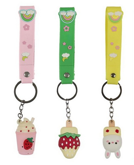 Porte-clés lanière Kawaii 3AS