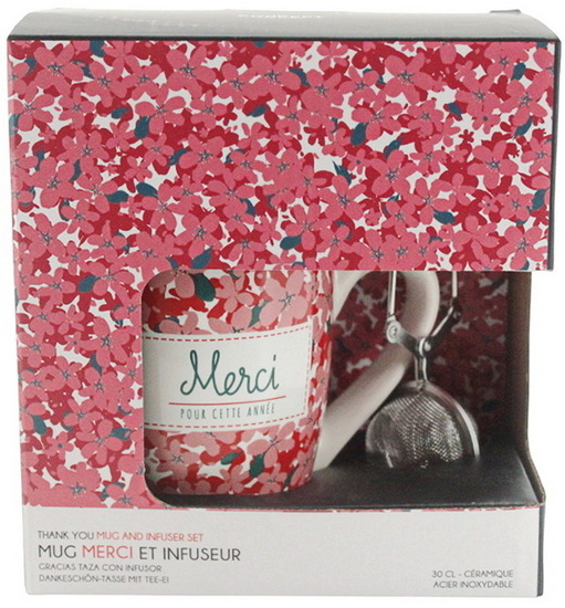 Ens. Tasse et infuseur merci pour cette année