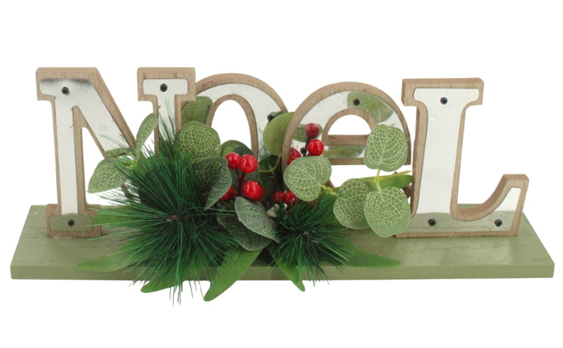 Décoration avec feuillage - Noël