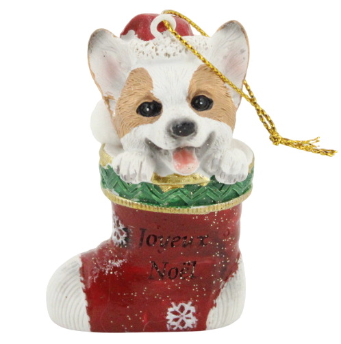 Ornement chien bas de Noël