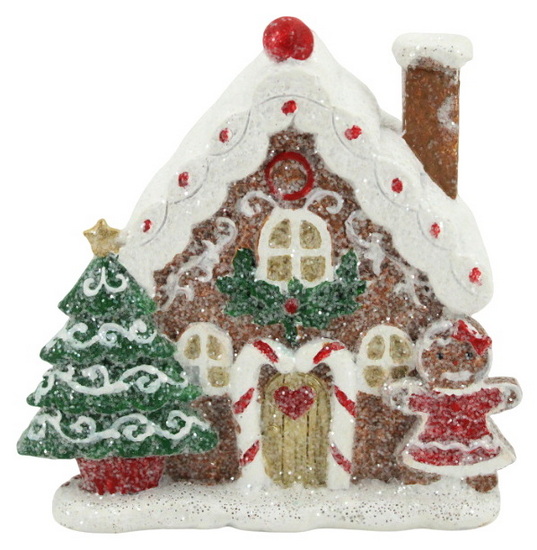 Figurine maison en pain d'épices