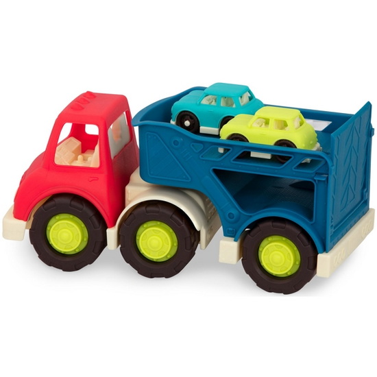 Transporteur de voitures avec deux autos