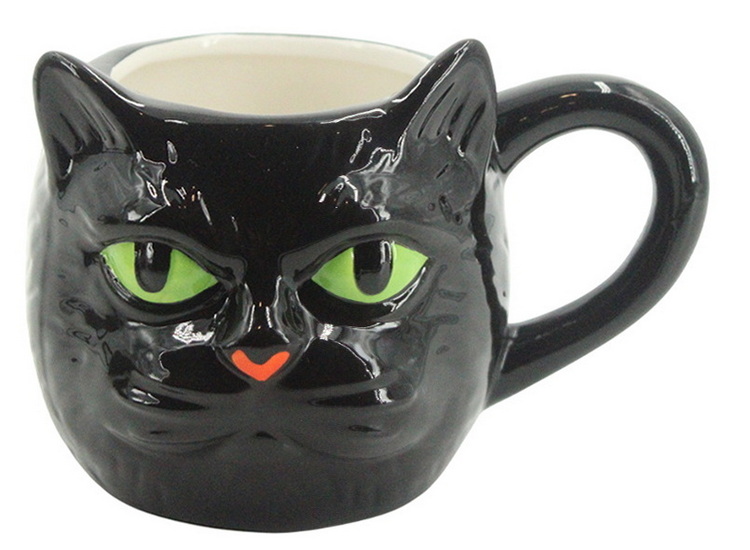 Tasse chat noir 3D