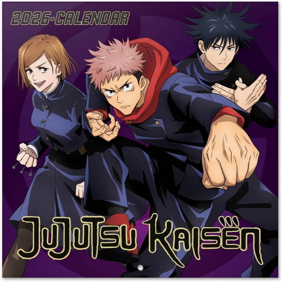 Calendrier Jujutsu Kaisen 2026 30x30
