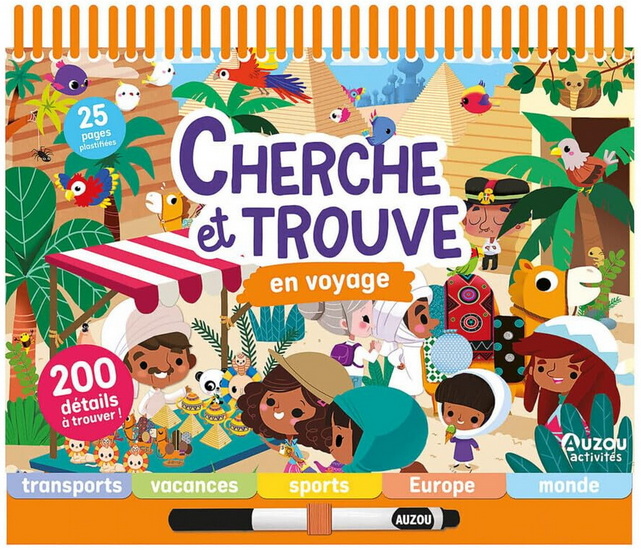Cherche et trouve en voyage N. éd. - COLLECTIF