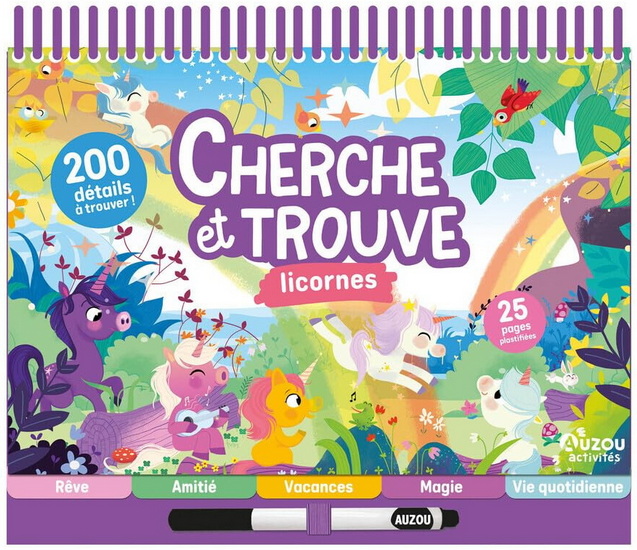 Cherche et trouve licornes - Collectif