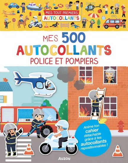 Mes 500 autocollants police et pompiers N. éd. - YI-HSUAN WU