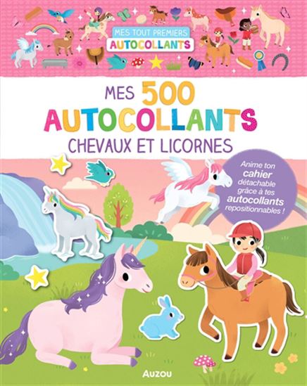 Mes 500 autocollants chevaux et licornes N. éd. - YI-HSUAN WU