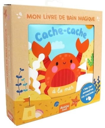 Cache-cache à la mer : mon livre de bain magique - WENDY KENDALL