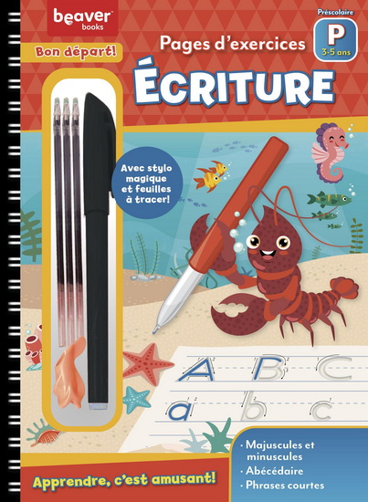 Bon départ ! : pages d&#39;exercices : écriture : maternelle - COLLECTIF