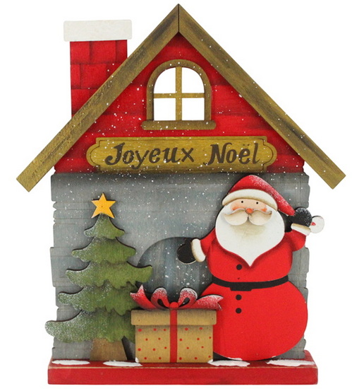 Décoration maison du Père-Noël