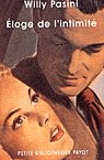 Eloge de l'intimité - WILLY PASINI