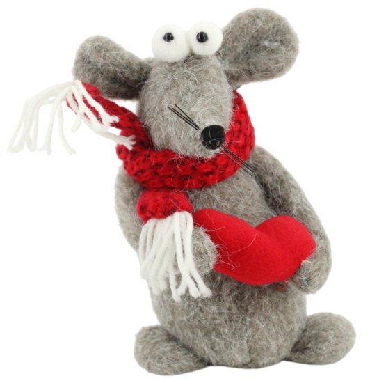 Souris avec cœur
