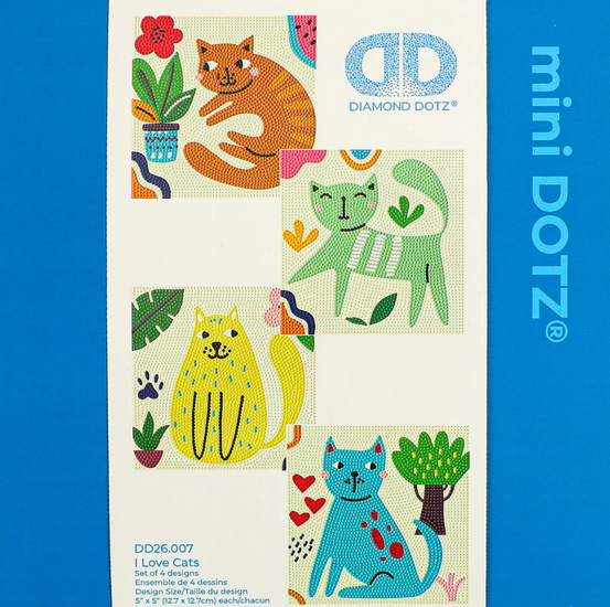 Mini dotz : j&#39;adore les chats