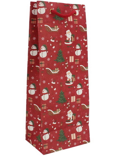 Sac à vin pères Noël