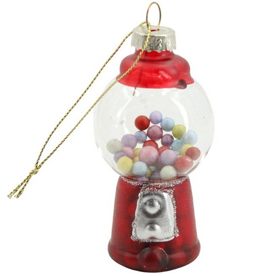 Ornement machine à boules de gomme