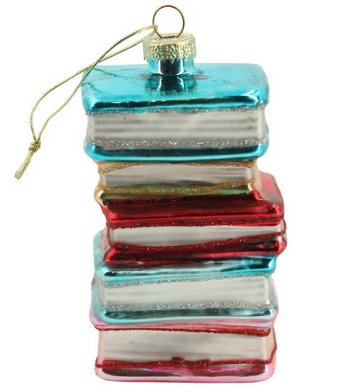 Ornement pile de livres