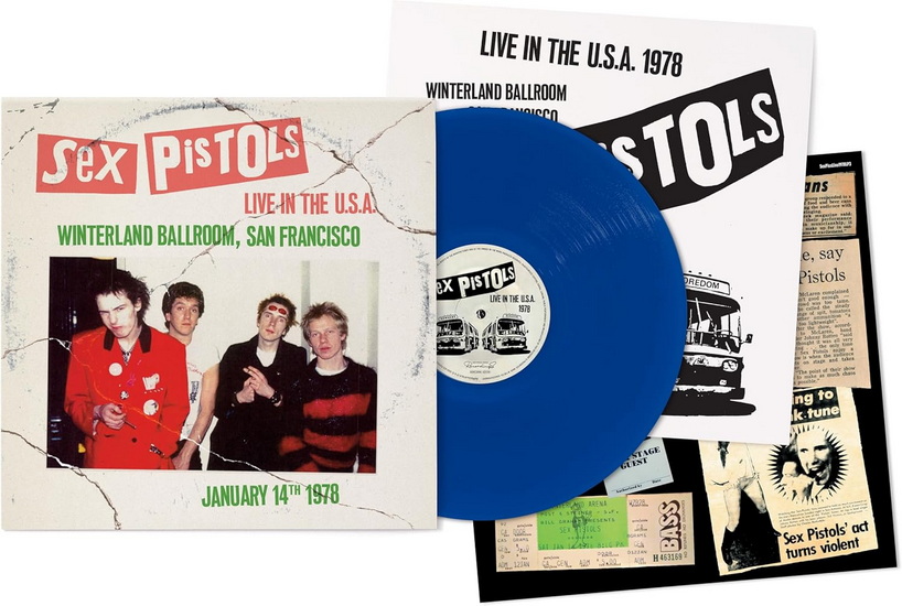 Live In The USA 1978 – San Francisco, Winterland Ballroom (Vinyle bleu) - THE SEX PISTOLS