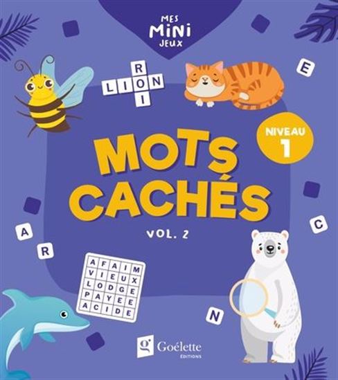 Mots cachés Niv. 1 Vol.2 - COLLECTIF