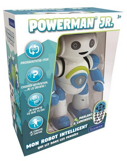 POWERMAN® JR. Robot Programmable avec Quiz, Musique, Jeux (Français)