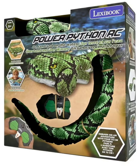 Jouet serpent amphibie télécommandé sans fil