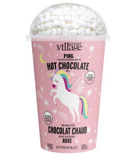 Gobelet chocolat chaud blanc licorne