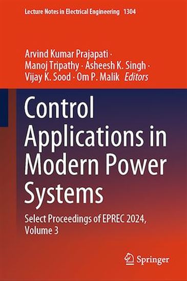 Control Applications in Modern Power Systems - COLLECTIF