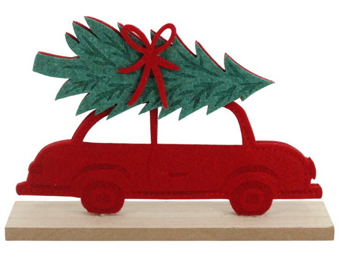 Décoration voiture et sapin