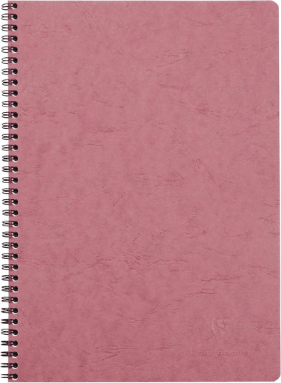 Cahier spirale Age-bag ligné 100p 21x29.7cm rose