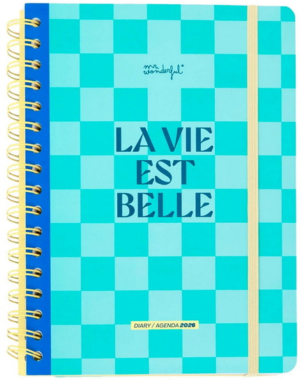 Agenda Basic 2026 1s/2p - La vie est belle