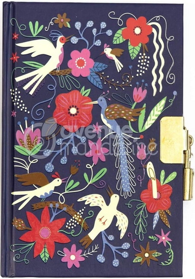 MANDARINE JOURN.INTIME OISEAUX FLEURS