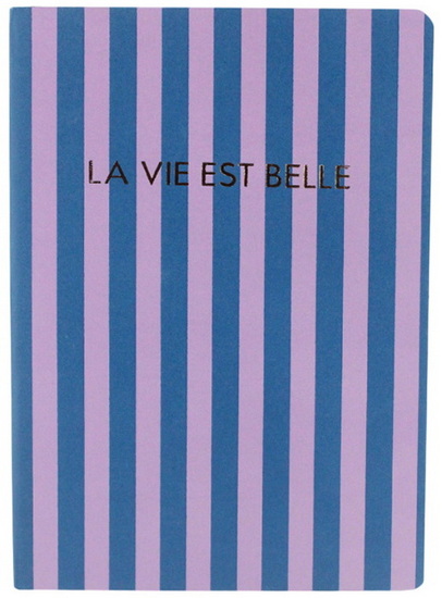 Grand cahier ligné - La vie est belle 60p
