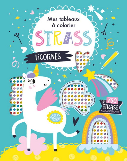 Licornes : 1.200 strass autocollants - COLLECTIF