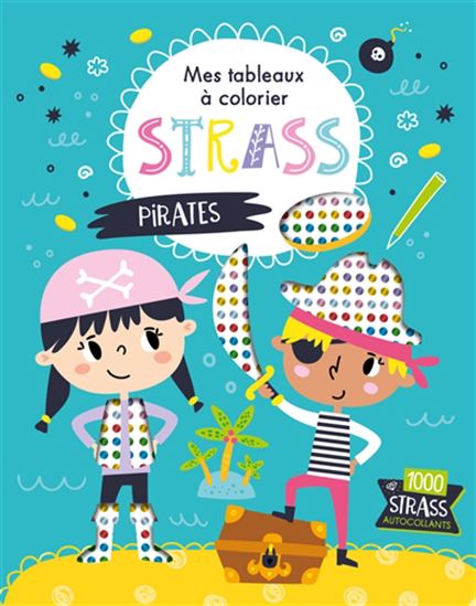 Pirates : 1.000 strass autocollants - COLLECTIF