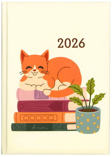 Agenda 2026 chat sur livres