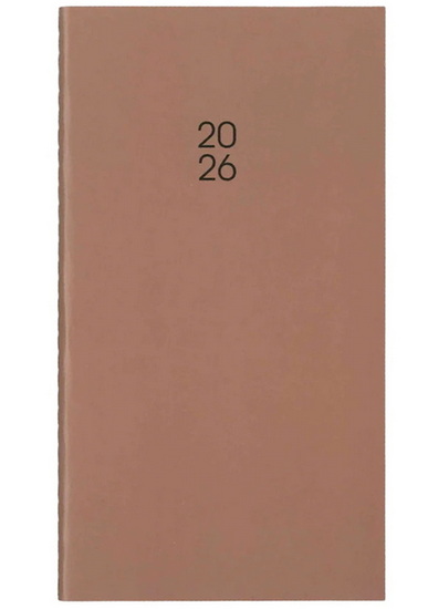 Agenda 2026 mini mocha mousse 1s/2p