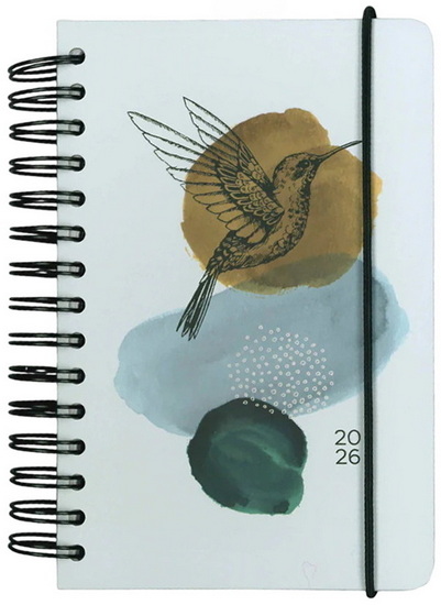 Agenda spirale 2026 Pigma Colibri 1j/1p