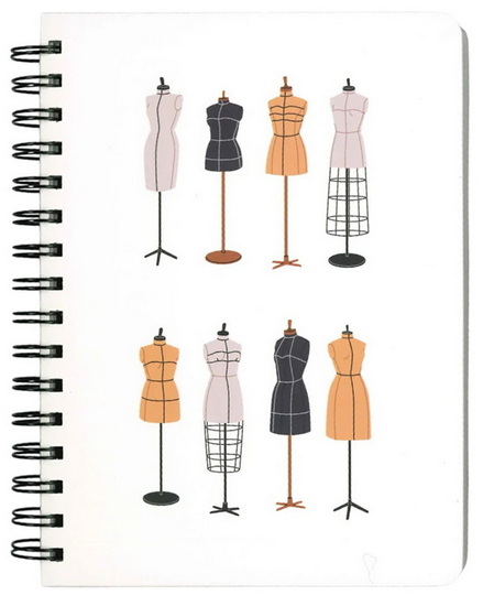 Cahier de notes Mannequins mode